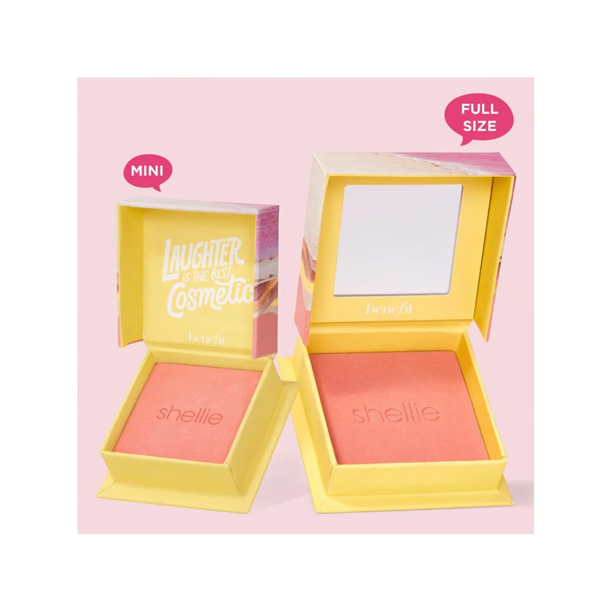 Shellie Rouge Mini in softem Rosa mit Perlmuttschimmer