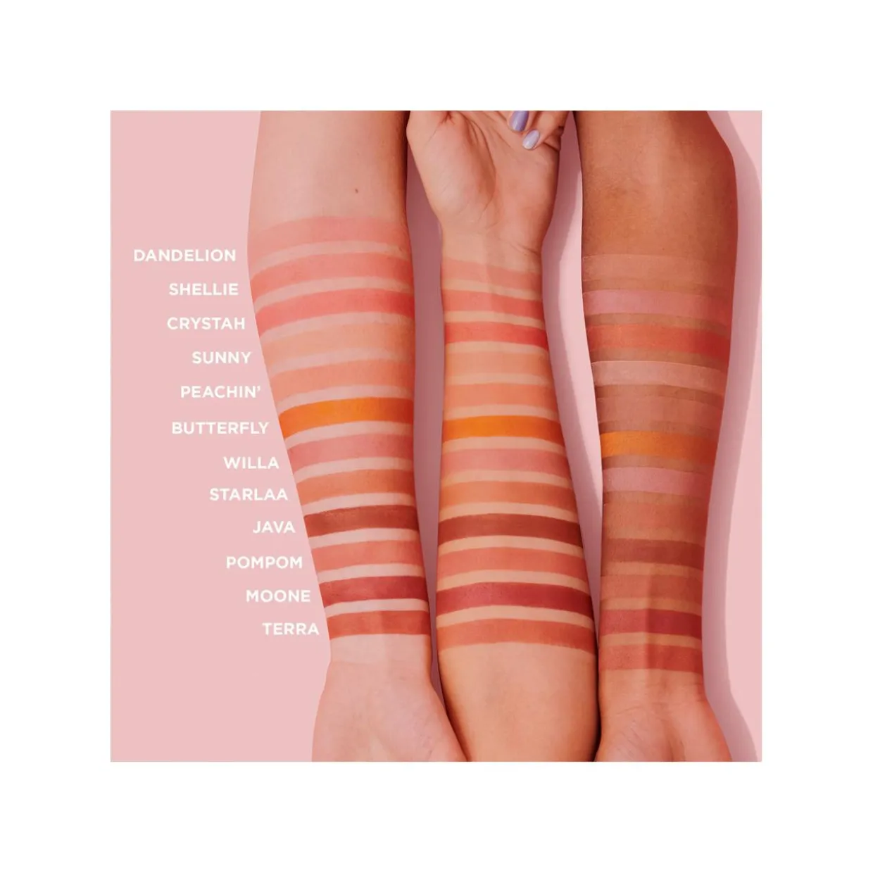 Shellie Rouge Mini in softem Rosa mit Perlmuttschimmer
