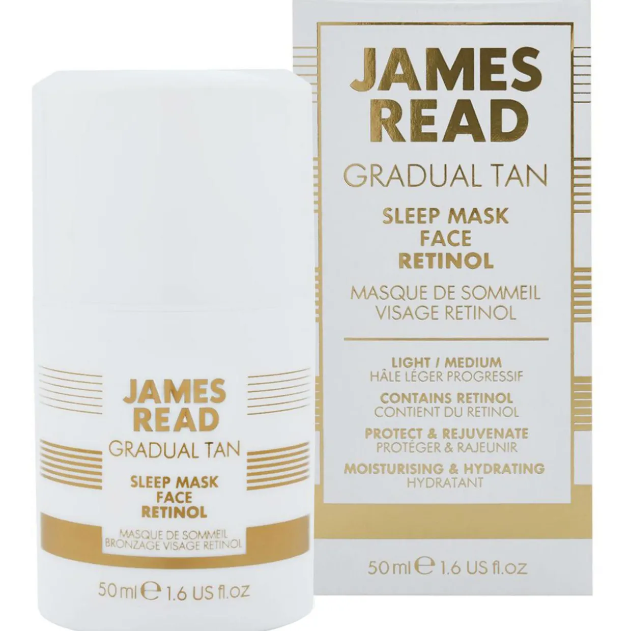 Sleep Mask Tan Face Retinol
