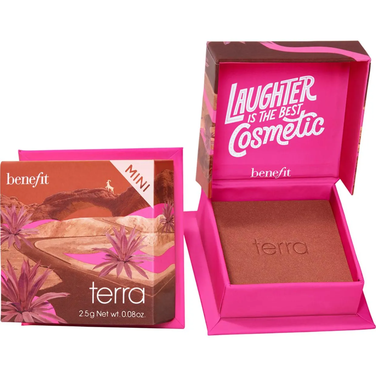 Terra Rouge Mini in Terracotta mit Goldschimmer