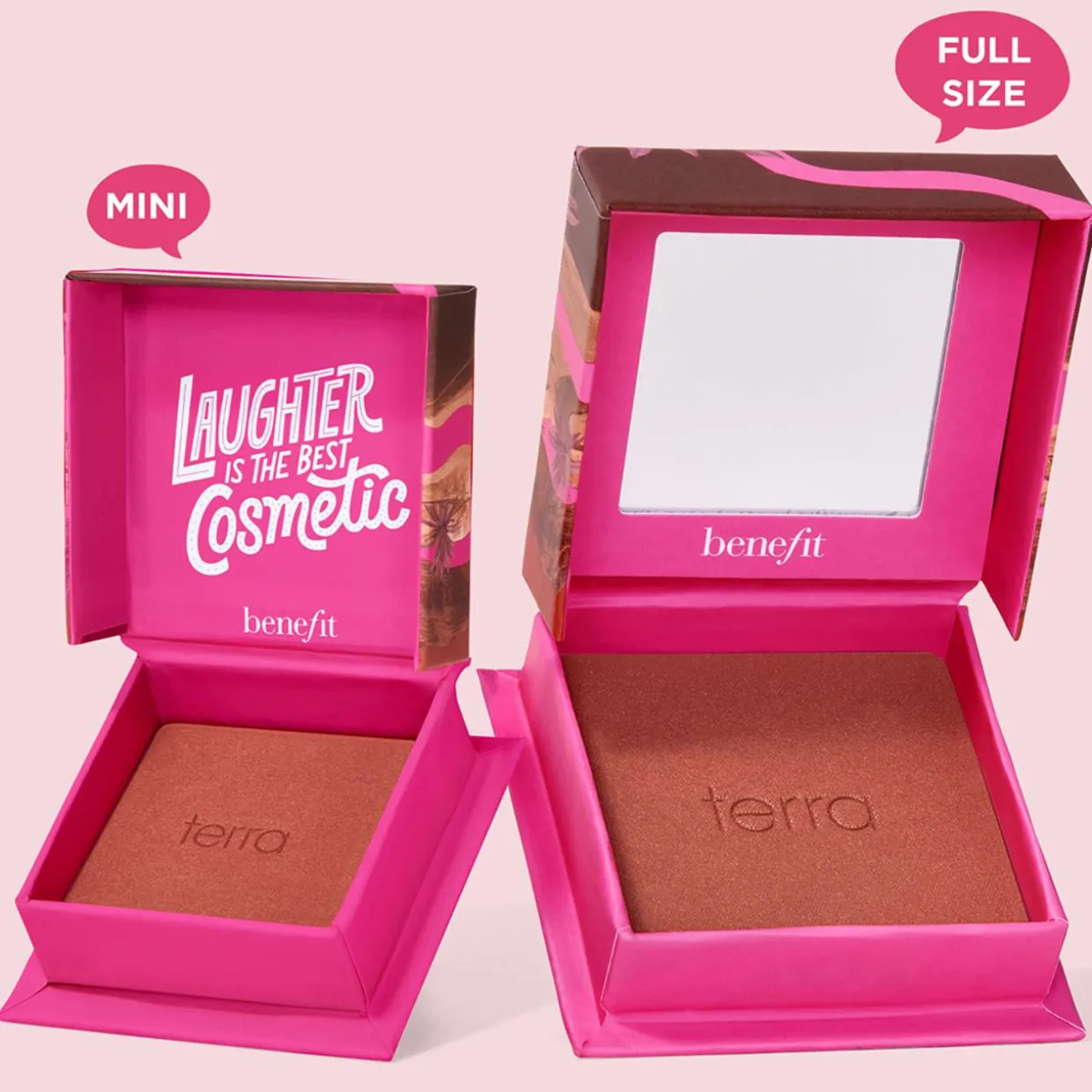 Terra Rouge Mini in Terracotta mit Goldschimmer
