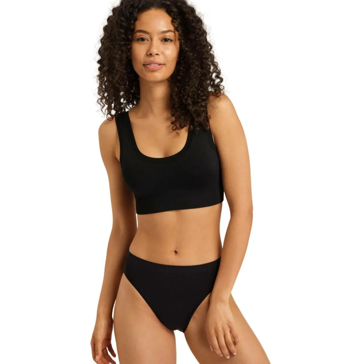 Touch Feeling Crop Top Padded