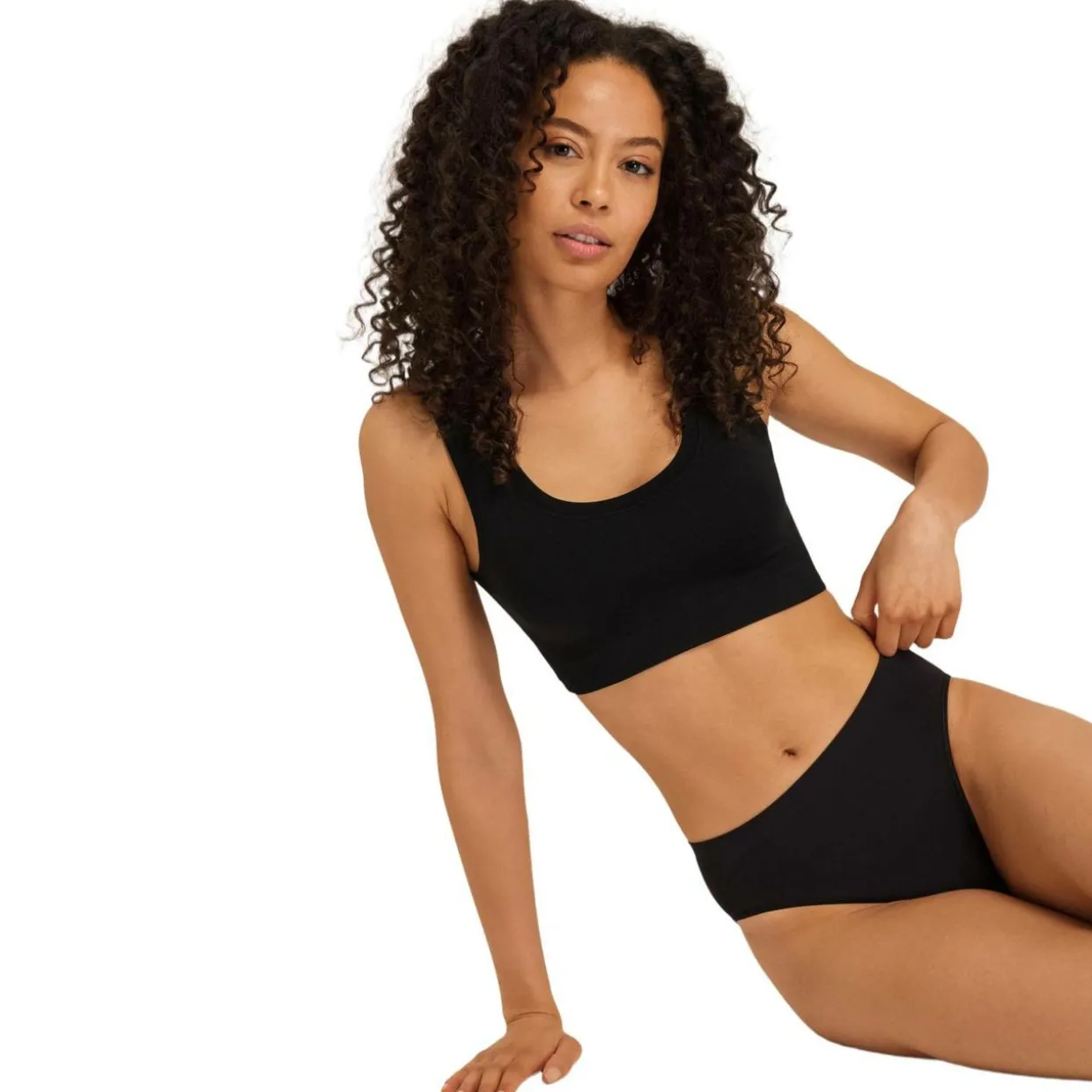 Touch Feeling Crop Top Padded