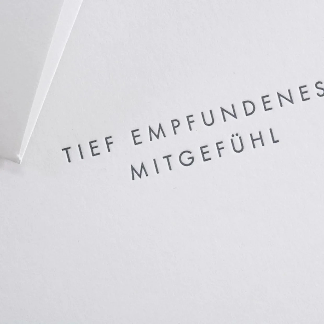 Trauerkarte - Mitgefühl