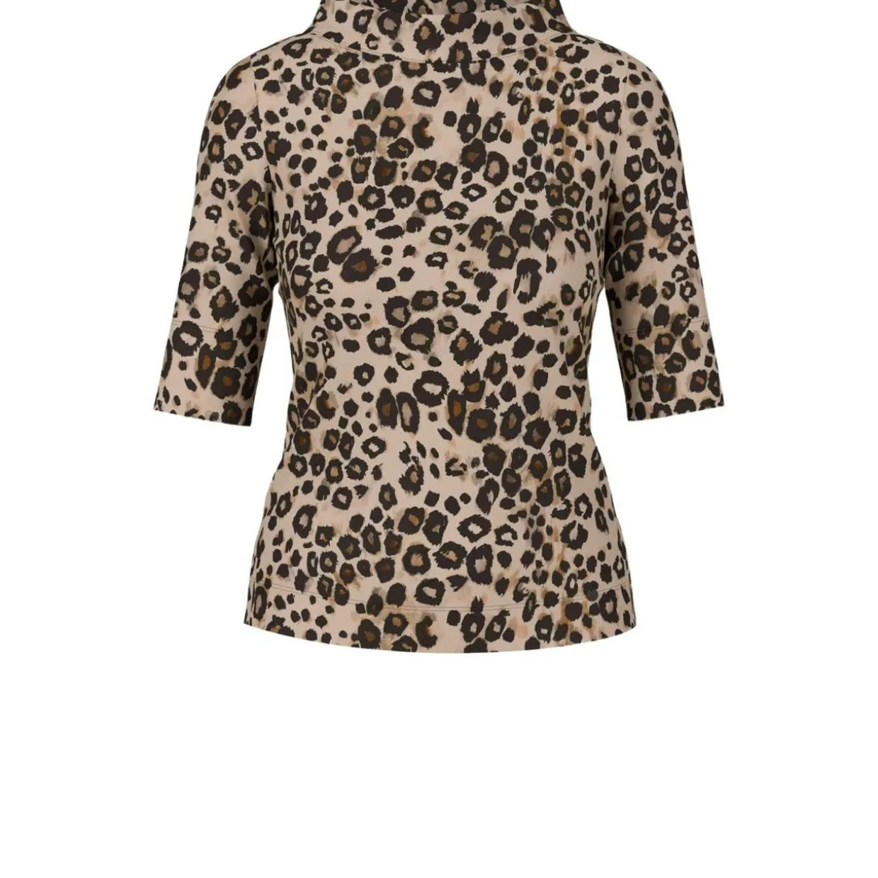 Trendiges t-shirt mit leo-print