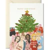 Weihnachtskarte Happy Christmas