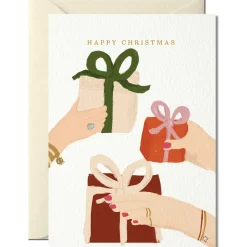Weihnachtskarte Happy Christmas
