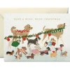 Weihnachtskarte Have A Woof Woof Christmas