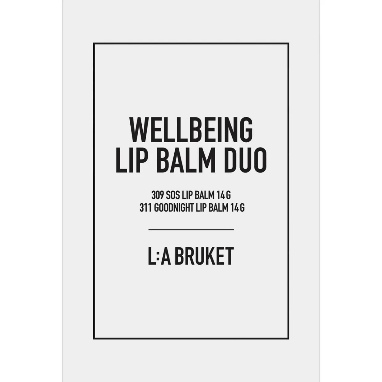 Wellbeing Lip Balm Duo