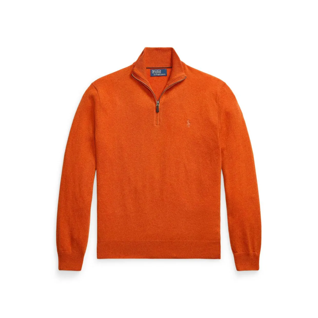 Wollpullover mit Viertelreißverschluss