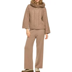 Zopfstrickpullover