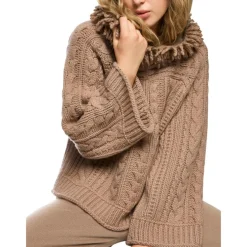 Zopfstrickpullover